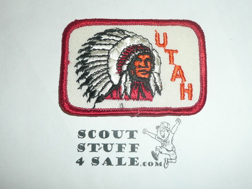 Vintage Utah Travel Souvenir Patch