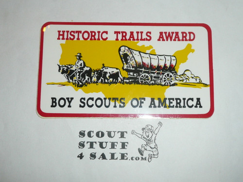 Historic Trails Award Sticker, High Adventure Hiking Award