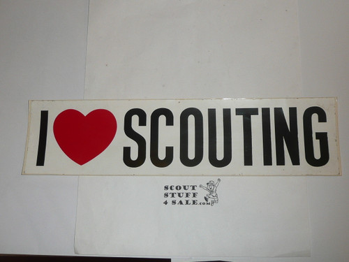 I Love Scouting Bumper Sticker