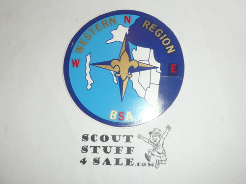 Western Region 3" Sticker