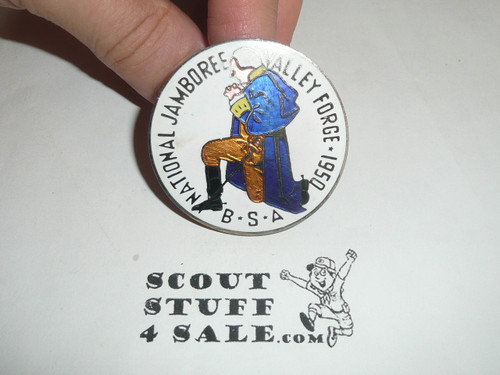 1950 National Jamboree Enameled Neckerchief Slide