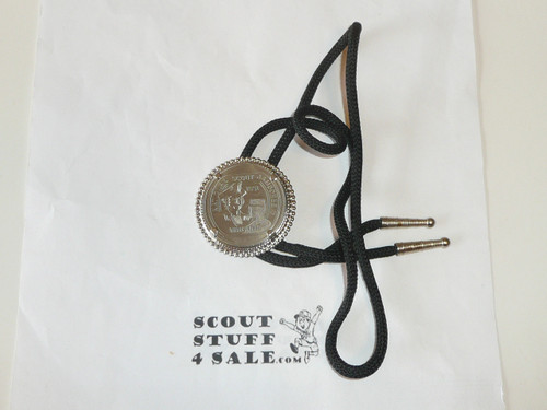 1981 National Jamboree Bolo Tie with Cotton cord and metal tips