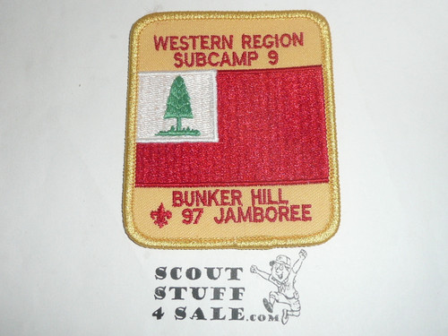 1997 National Jamboree Western Region Subcamp 9 Patch