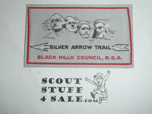 Silver Arrow Trail woven Patch, Black Hills Council