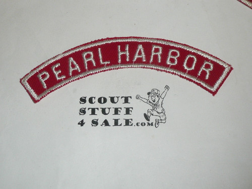 PEARL HARBOR Red and White Community Strip