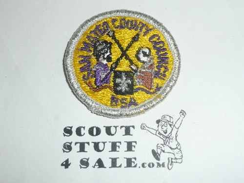 San Mateo County Council Patch (CP), dollar size