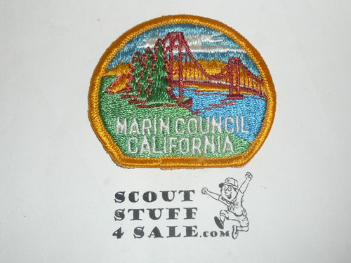 Marin Council Patch (CP), yellow bdr