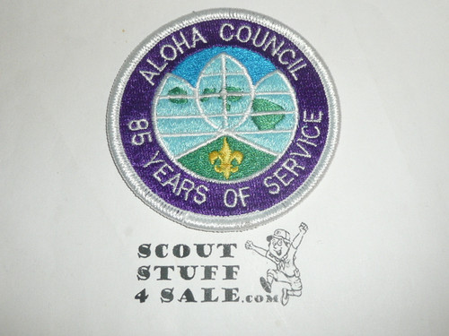 Aloha Council Patch (CP), 85th Anniversary