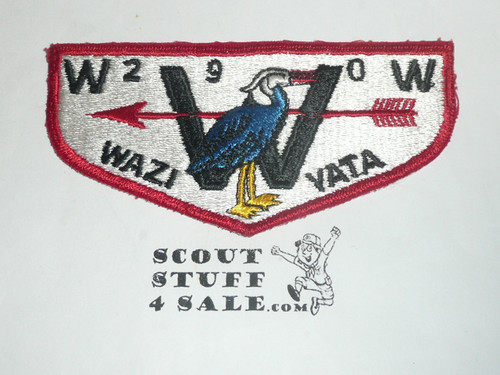 Order of the Arrow Lodge #290 Wazi Yata s1 Flap Patch