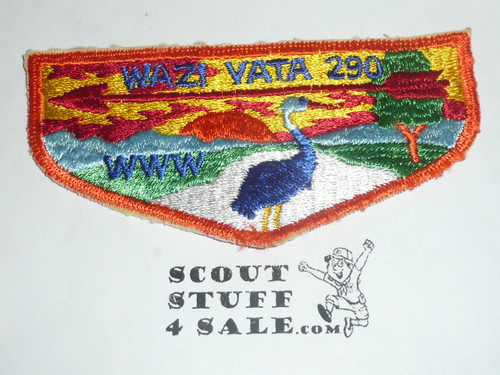 Order of the Arrow Lodge #290 Wazi Yata s2 Flap Patch