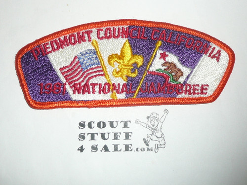 1981 National Jamboree JSP - Piedmont CA Council