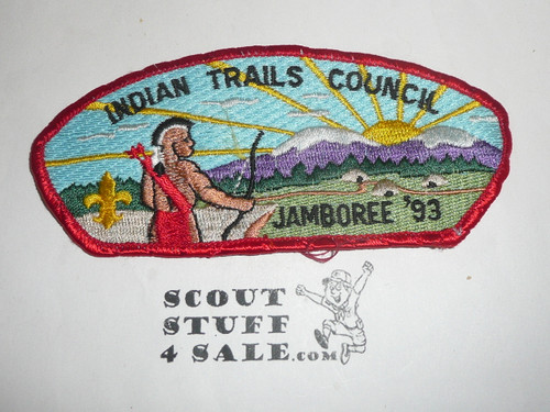 1993 National Jamboree JSP - Indian Trails Council, sewn