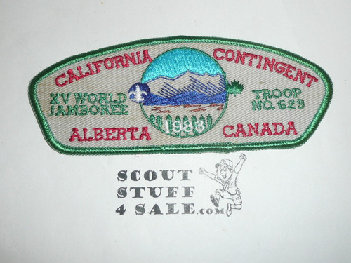 1983 World Jamboree JSP - California Contingent Troop 629
