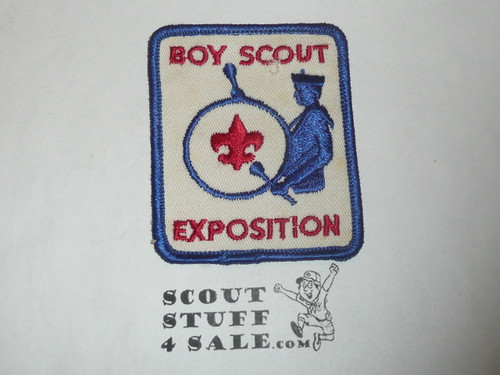 Boy Scout Exposition, Generic BSA issue, wht twill, blue bdr
