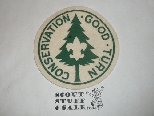 Conservation Good Turn Felt Jacket Patch, Generic BSA issue