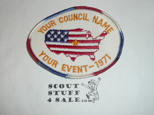 Your Council Name Sample Patch, 1971 Your Event