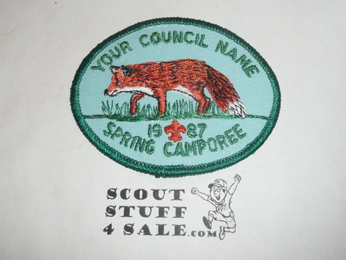 Your Council Name Sample Patch, 1987 Spring Camporee