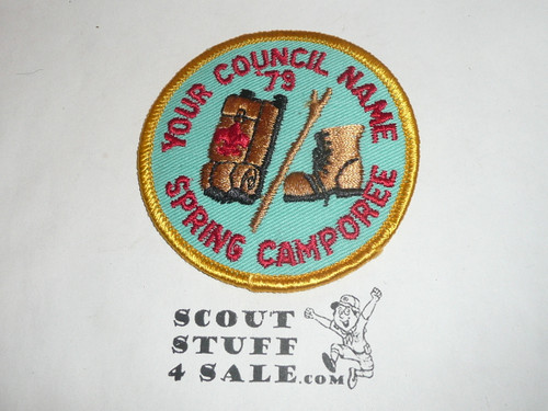 Your Council Name Sample Patch, 1979 Spring Camporee