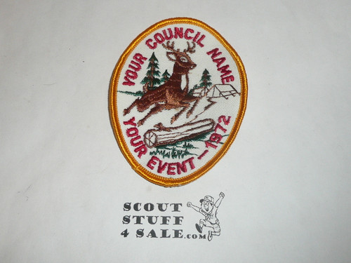 Your Council Name Sample Patch, 1972 Your Event