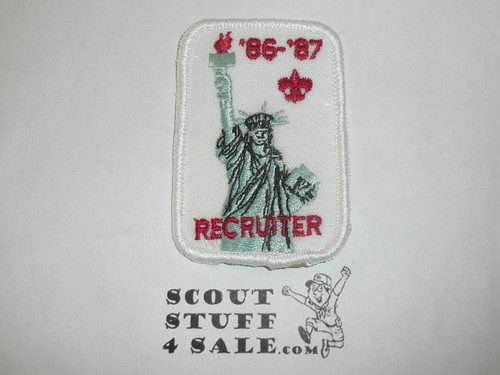 Recruiter Patch, 1986-87 Statue of Liberty