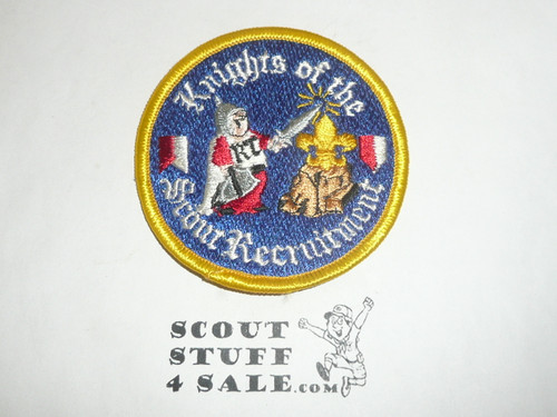 Recruiter Patch, Knights of the Scout Recruitment