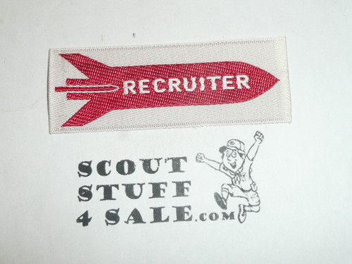 Woven Recruiter Patch, Rocket