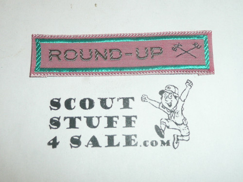 Round-up Woven Patch, Generic Boy Scout Issue