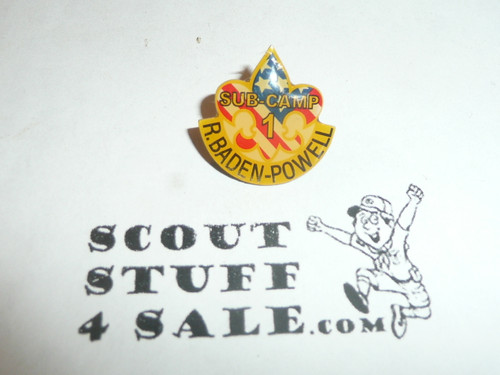 2001 National Jamboree Subcamp 1 Pin