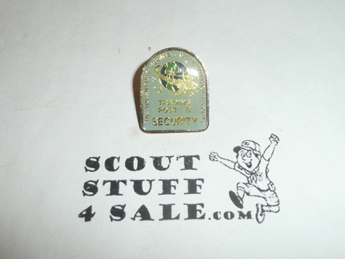 1989 National Jamboree Trading Post B Security Pin - Scout