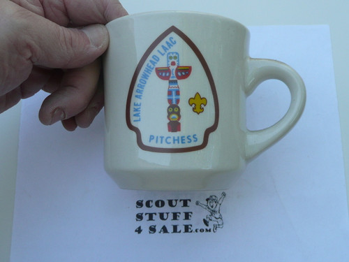 1970's Lake Arrowhead Scout Camp Pitchess Mug, Los Angeles Area Council