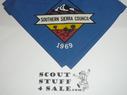 1969 National Jamboree Southern Sierra Council Contingent Neckerchief