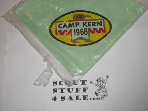 Camp Kern 1968 Neckerchief, Southern Sierra Council