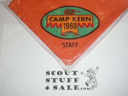 Camp Kern 1969 STAFF  Neckerchief, Southern Sierra Council