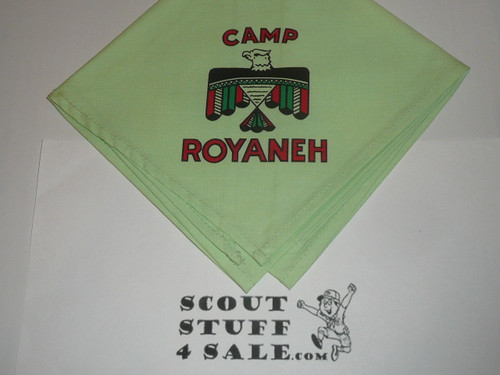 Camp Royaneh Neckerchief, San Francisco Bay Area Council, lt. green