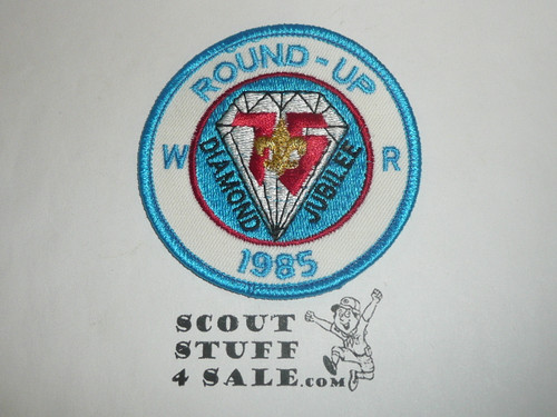 75th BSA Anniversary Patch, 1985 Western Region Round-up