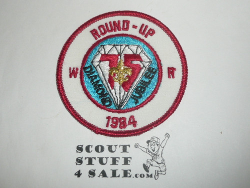 75th BSA Anniversary Patch, 1984 Western Region Round-up