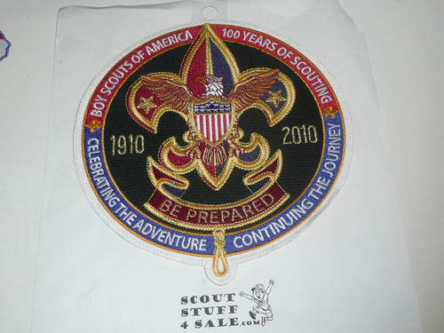 2010 100th Boy Scout Anniversary Commemorative Jacket Patch, Scout Emblem