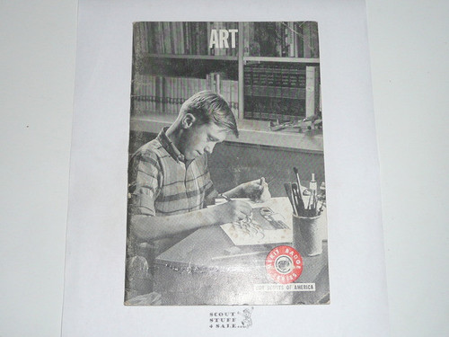 Art Merit Badge Pamphlet, Type 7, Full Picture, 5-71 Printing