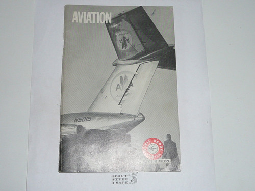Aviation Merit Badge Pamphlet, Type 7, Full Picture, 2-68 Printing
