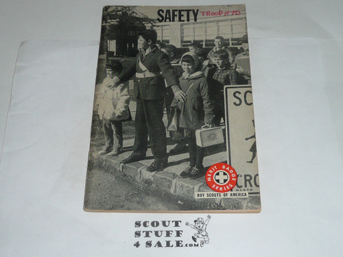 Safety Merit Badge Pamphlet, Type 7, Full Picture, 4-69 Printing