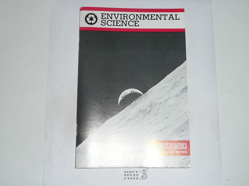 Environmental Science Merit Badge Pamphlet, Type 9, Red Band Cover, 7-86 Printing