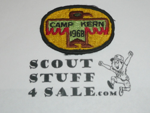 Camp Kern Patch, Southern Sierra Council, 1968