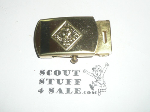 1950's Cub Scout Brass Friction Belt Buckle, UNUSED