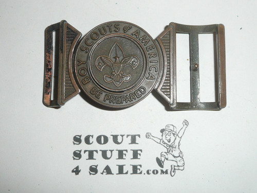 Official Boy Scout cast bronze buckle
