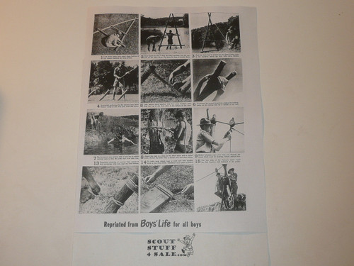 He Flies Through the Air, By Green Bar Bill, Boys' Life Single Topic Reprint from the 1950's - 1960's , written for Scouts, great teaching materials