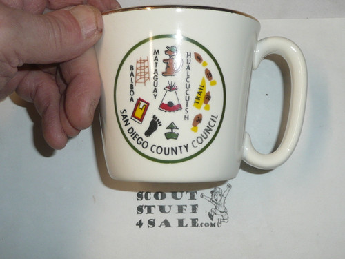 Camps Balboa, Mataguay and Hualcucuish Mug, San Diego County Council