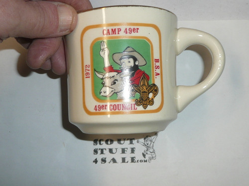 1972 Camp 49er Mug, Forty Niner Council