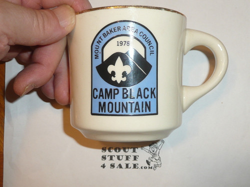 1978 Camp Black Mountain Mug, Mount Baker Area Council
