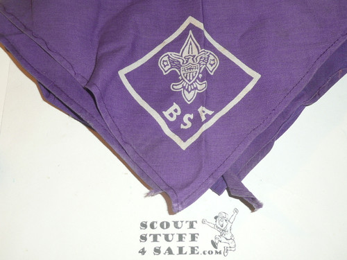 BSA National Supply Troop Neckerchief, Triangle, Purple