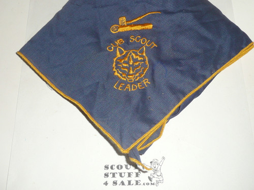 BSA National Supply Cub Scout Wood Badge Trained Leader's Neckerchief, Embroidered